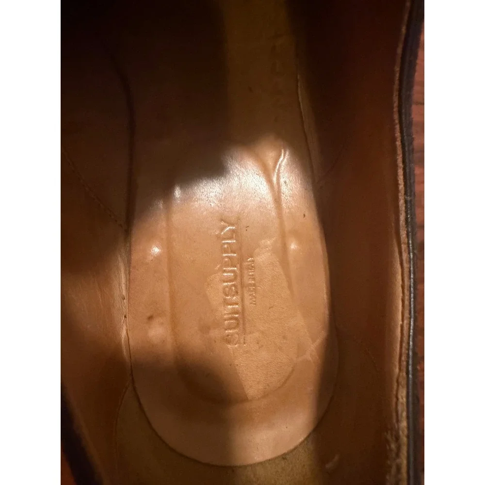 Suitsupply Mens Dark Brown Suede Double Monk Strap Shoes Made in Italy Size 44